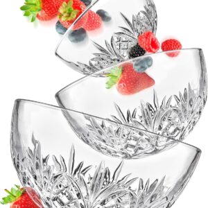 Glass Nesting Bowls Set, Dish Bowl Set - Dublin Collection, Set of 3